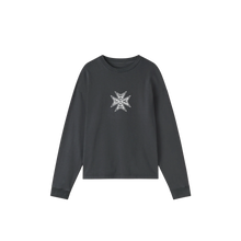 Load image into Gallery viewer, CROSS LONGSLEEVE - CHARCOAL
