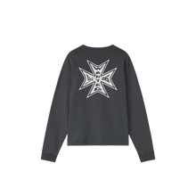 Load image into Gallery viewer, CROSS LONGSLEEVE - CHARCOAL
