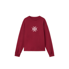 Load image into Gallery viewer, CROSS LONGSLEEVE - DARK RED
