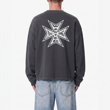 Load image into Gallery viewer, CROSS LONGSLEEVE - CHARCOAL
