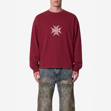 Load image into Gallery viewer, CROSS LONGSLEEVE - DARK RED
