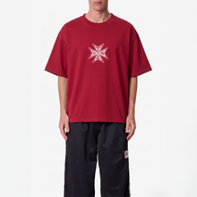 Load image into Gallery viewer, CROSS T-SHIRT - DARK RED
