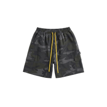 Load image into Gallery viewer, CARPENTER SHORTS -  CAMOUFLAGE DARK GREY
