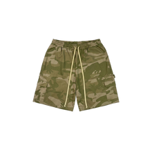 Load image into Gallery viewer, CARPENTER SHORTS -  CAMOUFLAGE GREEN

