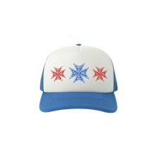 Load image into Gallery viewer, CROSS TRUCKER HAT - BLUE
