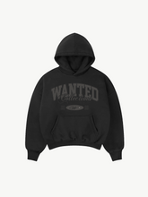 Load image into Gallery viewer, WANTED HOODIE - BLACK
